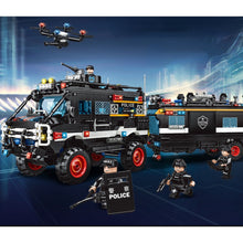 Load image into Gallery viewer, 1697PCS MOC City Police SWAT Armoured Vehicle Truck Car APC Figure Model Toy Building Block Brick Gift Kids DIY Compatible Lego
