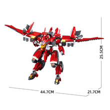 Load image into Gallery viewer, 1001PCS MOC Hurricane Mecha Warrior Figure Transformer Model Toy Building Block Brick Gift Kids DIY Compatible Lego
