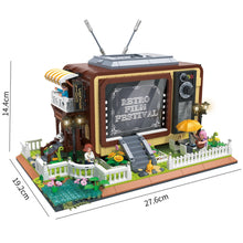 Load image into Gallery viewer, 2127PCS MOC Micro Mini Flim Video TV Centre Figure Model Toy Building Block Brick Gift Kids DIY