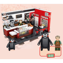Load image into Gallery viewer, 397PCS MOC Cartoon Kumamon Bear Cafe Coffee Shop Figure Model Toy Building Block Brick Gift Kids DIY Compatible Lego