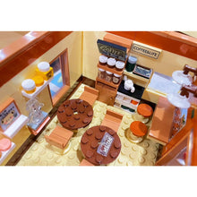 Load image into Gallery viewer, 1381PCS MOC City Street Cute Bear Coffee Shop Cafe Restaurant Figure Model Toy Building Block Brick Gift Kids DIY Compatible Lego