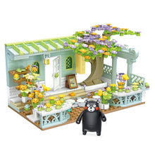 Load image into Gallery viewer, 395PCS MOC Cartoon Kumamon Bear Flower House Shop Figure Model Toy Building Block Brick Gift Kids DIY Compatible Lego