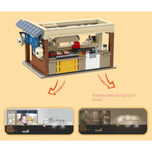 Load image into Gallery viewer, 361PCS MOC Cartoon Kumamon Bear Ramen House Figure Model Toy Building Block Brick Gift Kids DIY Compatible Lego