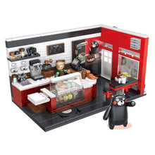 Load image into Gallery viewer, 397PCS MOC Cartoon Kumamon Bear Cafe Coffee Shop Figure Model Toy Building Block Brick Gift Kids DIY Compatible Lego