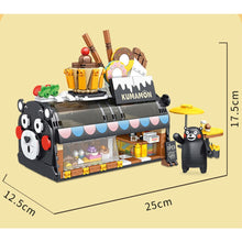 Load image into Gallery viewer, 648PCS MOC Cartoon Kumamon Bear Bakery Cake Shop Figure Model Toy Building Block Brick Gift Kids DIY Compatible Lego