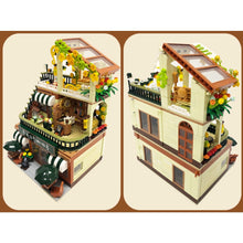 Load image into Gallery viewer, 1381PCS MOC City Street Cute Bear Coffee Shop Cafe Restaurant Figure Model Toy Building Block Brick Gift Kids DIY Compatible Lego

