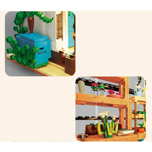 Load image into Gallery viewer, 2079PCS MOC City Street Flower Shop House Figure Light Model Toy Building Block Brick Gift Kids DIY Compatible Lego