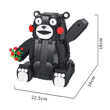 Load image into Gallery viewer, 841PCS MOC Cartoon Cute Kumamon Bear Figure Model Toy Building Block Brick Gift Kids DIY Compatible Lego
