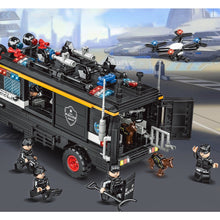 Load image into Gallery viewer, 1697PCS MOC City Police SWAT Armoured Vehicle Truck Car APC Figure Model Toy Building Block Brick Gift Kids DIY Compatible Lego