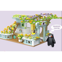Load image into Gallery viewer, 395PCS MOC Cartoon Kumamon Bear Flower House Shop Figure Model Toy Building Block Brick Gift Kids DIY Compatible Lego