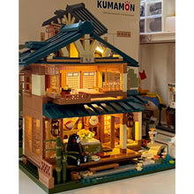 Load image into Gallery viewer, 1099PCS MOC City Street Cute Cartoon Kumamoto JP Style House Home Figure Model Toy Building Block Brick Gift Kids DIY Compatible Lego