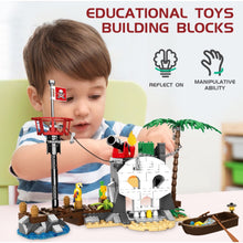 Load image into Gallery viewer, 232PCS MOC Pirate Treasure Island Boat Ship Scene Model Toy Building Block Brick Gift Kids DIY Compatible Lego