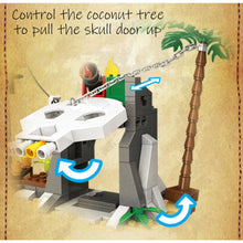 Load image into Gallery viewer, 232PCS MOC Pirate Treasure Island Boat Ship Scene Model Toy Building Block Brick Gift Kids DIY Compatible Lego