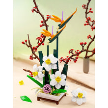 Load image into Gallery viewer, 830PCS MOC Narcissus Flower Vase Model Toy Building Block Brick Gift Kids DIY Compatible Lego Display