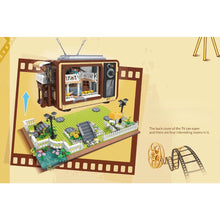 Load image into Gallery viewer, 2127PCS MOC Micro Mini Flim Video TV Centre Figure Model Toy Building Block Brick Gift Kids DIY