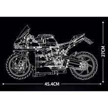 Load image into Gallery viewer, 2088PCS MOC Technic Speed Static H2 SX Se Racing Sports Motorcycle Motor Bike Model Toy Building Block Brick Gift Kids DIY Set New 1:5 Compatible Lego