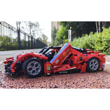 Load image into Gallery viewer, 1182PCS MOC Technic Speed Static Red Racing Sports Car Model Toy Building Block Brick Gift Kids DIY Set New 1:14 Compatible Lego