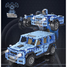 Load image into Gallery viewer, MOC Pull Back G Class HUMMER H2 SUV Car Transformer Robot Mecha Figure Model Toy Building Block Brick Gift Kids DIY Set New Compatible Lego