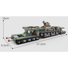 Load image into Gallery viewer, 1475PCS Military WW2 8in1 Heavy Gustav Karl Cannon T34 T38 Stug Tiger M4 Sherman M26 KV1 Tank Model Toy Building Block Brick Gift Kids DIY Set New Compatible Lego
