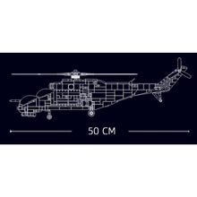 Load image into Gallery viewer, 893PCS Military WW2 Mi-24 Hind Armed Transport Helicopter Figure Model Toy Building Block Brick Gift Kids DIY Set New 1:30 Compatible Lego