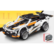 Load image into Gallery viewer, 366PCS MOC Technic Speed Pull Back Racing Sports Car Model Toy Building Block Brick Gift Kids DIY Set New 1:22 Compatible Lego
