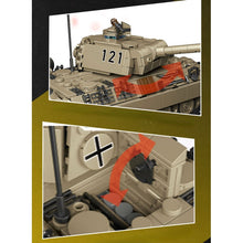 Load image into Gallery viewer, 899PCS MOC Military Panther Leopard Tank Figure Model Toy Building Block Brick Gift Kids DIY Set new 1:32 Compatible Lego