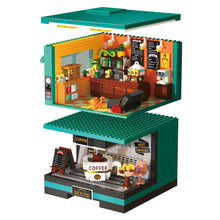 Load image into Gallery viewer, 1228PCS MOC Micro Mini Coffee Maker Machine Cafe Shop Restaurant Figure Model Toy Building Block Brick Gift Kids DIY