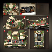 Load image into Gallery viewer, 2276PCS Military WW2 Large Tiger I Heavy Main Battle Tank KFZ 181 Figure Model Toy Building Block Brick Gift Kids DIY Set New Compatible Lego