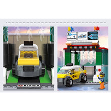 Load image into Gallery viewer, 430PCS MOC City Street Car Wash Figure Scene Model Toy Building Block Brick Gift Kids DIY Set New