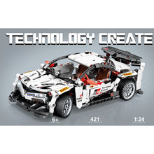 Load image into Gallery viewer, 421PCS MOC Technic Speed Pull Back JDM Supra Super Racing Sports Car Model Toy Building Block Brick Gift Kids DIY Set New 1:24 Compatible Lego