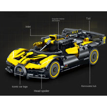 Load image into Gallery viewer, 452PCS MOC Technic Speed Super Racing Sports Car Model Toy Building Block Brick Gift Kids DIY Compatible Lego 1:18