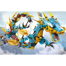 Load image into Gallery viewer, 736PCS MOC Dragon Riding Figure Model Toy Building Block Brick Gift Kids DIY Set New Compatible Lego