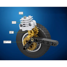 Load image into Gallery viewer, 534PCS MOC Technic Vespa Motorcycle Motor Bike Model Toy Building Block Brick Gift Kids DIY Set New 1:6 Compatible Lego