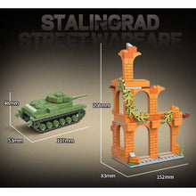 Load image into Gallery viewer, 435PCS Military WW2 Tank Figure Scene Model Toy Building Block Brick Gift Kids DIY Set New Compatible Lego