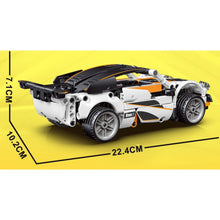 Load image into Gallery viewer, 366PCS MOC Technic Speed Pull Back Racing Sports Car Model Toy Building Block Brick Gift Kids DIY Set New 1:22 Compatible Lego