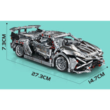 Load image into Gallery viewer, 593PCS MOC Technic Speed Pull Back Sian Super Racing Sports Car Model Toy Building Block Brick Gift Kids DIY Set New 1:24 Compatible Lego