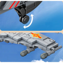 Load image into Gallery viewer, 258PCS MOC Military J-15 Flying Shark Flanker D Air Fighter Figure Model Toy Building Block Brick Gift Kids DIY Set New Compatible Lego