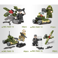 Load image into Gallery viewer, 738PCS Military WW2 16in1 Apocalypse Tank Figure Model Toy Building Block Brick Gift Kids DIY Compatible Lego