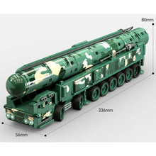 Load image into Gallery viewer, 498PCS Military WW2 DF-41 CSS-X-10 Intercontinental Missile Truck Figure Model Toy Building Block Brick Gift Kids DIY Compatible Lego