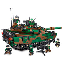 Load image into Gallery viewer, 1406PCS Military WW2 Leopard 2 Main Battle Tank Figure Model Toy Building Block Brick Gift Kids DIY Set New Compatible Lego