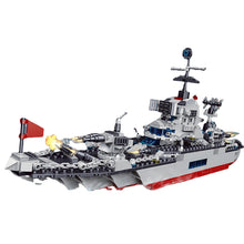 Load image into Gallery viewer, 739PCS Military WW2 12in1 Battle Ship Model Toy Building Block Brick Gift Kids DIY Compatible Lego