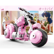 Load image into Gallery viewer, 467PCS MOC Technic Speed Cartoon Dragon Pink Classic Motorcycle Motor Bike Model Toy Building Block Brick Gift Kids DIY Set New Display Compatible Lego