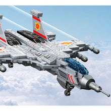 Load image into Gallery viewer, 258PCS MOC Military J-15 Flying Shark Flanker D Air Fighter Figure Model Toy Building Block Brick Gift Kids DIY Set New Compatible Lego