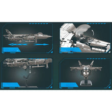 Load image into Gallery viewer, 660PCS Military WW2 Technic Pull Back J-20 Chengdu Veyron Fire Fang Air Stealth Air Fighter Aircraft Stand Model Toy Building Block Brick Gift Kids DIY Set New Compatible Lego