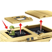 Load image into Gallery viewer, 1326PCS Military WW2 M1A2 Abrams Main Battle Tank Figure Model Toy Building Block Brick Gift Kids DIY Set New Compatible Lego