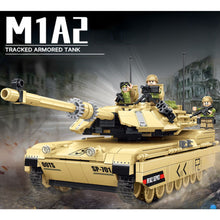Load image into Gallery viewer, 1326PCS Military WW2 M1A2 Abrams Main Battle Tank Figure Model Toy Building Block Brick Gift Kids DIY Set New Compatible Lego