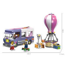 Load image into Gallery viewer, 452PCS MOC City Camper Hot Air Balloon Figure Scene Holiday Vacation Model Toy Building Block Brick Gift Kids DIY Set New Compatible Lego