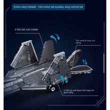 Load image into Gallery viewer, 838PCS Military WW2 J-35 Blue Shark Carrier Based Air Plane Aircraft Fighter Figure Model Toy Building Block Brick Gift Kids DIY Set New 1:44 Compatible Lego
