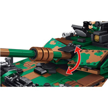 Load image into Gallery viewer, 1406PCS Military WW2 Leopard 2 Main Battle Tank Figure Model Toy Building Block Brick Gift Kids DIY Set New Compatible Lego