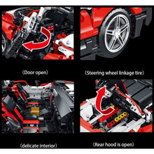 Load image into Gallery viewer, 1529PCS MOC Technic Speed Static Red Super Racing Sports Car P1 Model Toy Building Block Brick Gift Kids DIY Set New 1:14 Compatible Lego